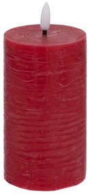 Διακοσμητικό Φωτιστικό Κερί Led (Φ7x15) A-S Molia Rouge 200664B