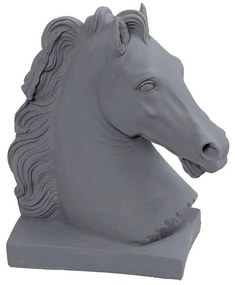 Διακοσμητικό Άλογο G.S7.N37K1 20cm Grey Espiel Plaster