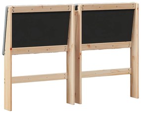 vidaXL Ταπετσαρισμένο κεφαλάρι Ανοιχτό γκρι 140 cm