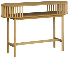 Κονσόλα Nodial pakoworld MDF/Bamboo σε φυσική απόχρωση 120x39x85εκ