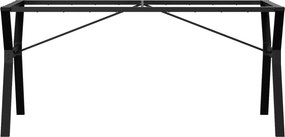 vidaXL Πόδια Τραπεζαρίας σε Σχήμα «Y» 160x80x73 εκ. Ατσάλι