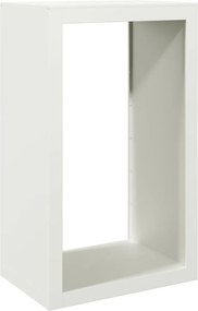 vidaXL Ράφι Καυσόξυλων Λευκό 60x40x100 εκ. Ατσάλινο