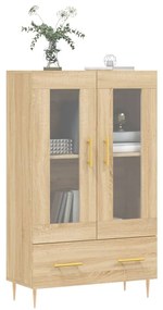 vidaXL Ντουλάπα Sonoma Δρυς 69,5 x 31 x 115 εκ. από Επεξεργασμένο Ξύλο