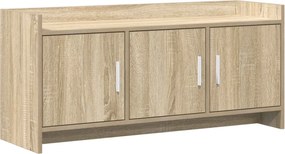 vidaXL Ντουλάπι TV 102 x 33 x 47 εκ Sonoma Δρυς Επεξεργασμένο Ξύλο
