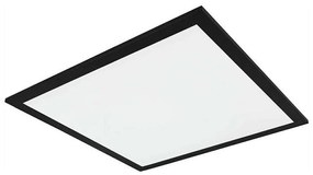 Φωτιστικό Οροφής - Πλαφονιέρα Alpha R62324532 18W Led 45x45x5cm Black Mat RL Lighting Metal