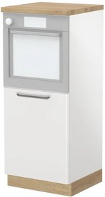 Επιδαπέδιο ντουλάπι φούρνου ψηλό Modena K14-60-1KR-Λευκό γυαλιστερό - 60.00Χ60.00Χ148.00cm
