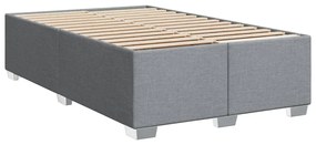 ΚΡΕΒΑΤΙ BOXSPRING ΜΕ ΣΤΡΩΜΑ ΑΝΟΙΧΤΟ ΓΚΡΙ 120X190 ΕΚ. ΥΦΑΣΜΑΤΙΝΟ 3285841