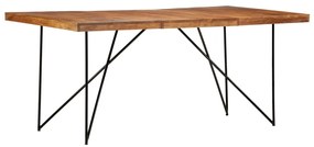 vidaXL Τραπεζαρία 180 x 90 x 76 εκ. από Μασίφ Ξύλο Ακακίας