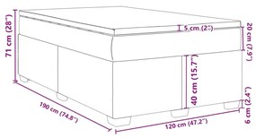 ΚΡΕΒΑΤΙ BOXSPRING ΜΕ ΣΤΡΩΜΑ ΑΝΟΙΧΤΟ ΓΚΡΙ 120X190 ΕΚ. ΥΦΑΣΜΑΤΙΝΟ 3285116