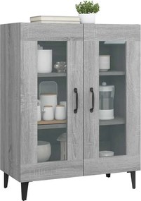 vidaXL Ντουλάπι Γκρι Sonoma 69,5 x 34 x 90 εκ. από Επεξεργασμένο Ξύλο
