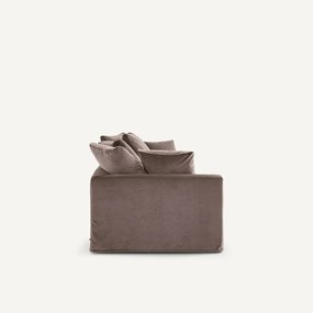 Καναπές με ταπετσαρία από λινό βελούδο, Otavia