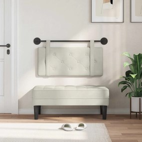 vidaXL Κρεμαστό Κεφαλάρι Κρεμ Βελούδο