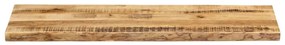 vidaXL Επιφάνεια Τραπεζιού 110x40x3,8 εκ. Live Edge Μασίφ Ξύλο Μάνγκο