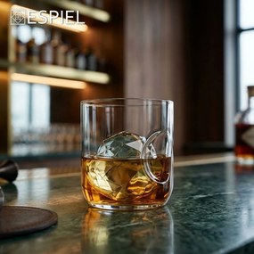SLIM-DOT WHISKEY 370ML BOROSILICATE 8X8,5CM