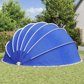 vidaXL Θόλος πισίνας Μπλε 592 x 590 x 275 εκ.