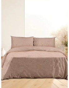 Σετ Σεντόνια Flannel 2040 Pink Μονό (160x260)
