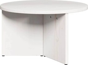 vidaXL Τραπεζάκι σαλονιού 2 pcs Λευκό Μασίφ ξύλο πεύκου