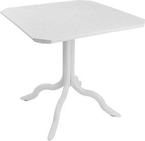 Τραπεζαρία Icon-Confident pakoworld σετ 3τεμ PP σε λευκή απόχρωση