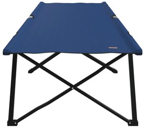 vidaXL Folding Sun Bed with Carry Bag Μπλε 600D Oxford Fabric