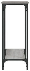 vidaXL Τραπέζι Κονσόλα Γκρι Sonoma 101x30,5x75 εκ. Επεξεργασμένο Ξύλο