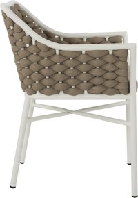 ΠΟΛΥΘΡΟΝΑ HM5858.02 ΛΕΥΚΗ ΜΕ ΣΧΟΙΝΙ ΜΠΕΖ 56x58x76Yεκ.