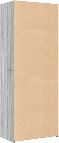 vidaXL Ντουλάπι Γκρι Sonoma 70x41x185 εκ. Επεξεργασμένο Ξύλο