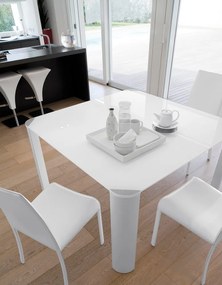 Τραπέζι Scott Ø 110x76 - Varnished aluminium