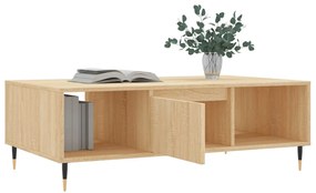 vidaXL Τραπεζάκι Σαλονιού Sonoma Δρυς 104x60x35 εκ. από Επεξεργ. Ξύλο