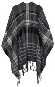 PONCHO γυναικείο Vero Moda JADIA Dark Grey Melange/BLACK/BIRCH