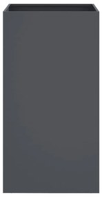 Ζαρντινιέρα Ανθρακί 42x38x75 εκ. από Χάλυβα Ψυχρής Έλασης - Ανθρακί