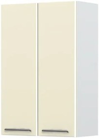 Ντουλάπι κρεμαστό Modena V9-60-2K-Λευκό - Μπεζ