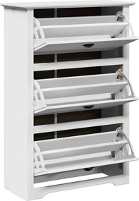 Ράφι παπουτσιών vidaXL "BODO" Λευκό 80x35x118 cm