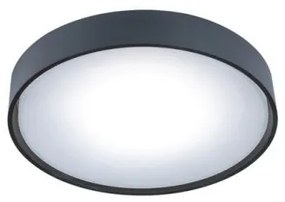 Πλαφονιέρα Φωτιστικό Οροφής LED 10W 3000K Φ16 IP65 Ibiza Viokef 4298800 Ανθρακί