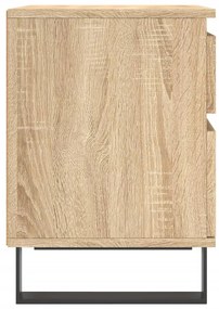 vidaXL Κομοδίνο Sonoma Δρυς 40 x 35 x 50 εκ. από Επεξεργ. Ξύλο