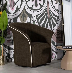 Πολυθρόνα Περιστρεφόμενη Πράσινο SIENA 66x84x80