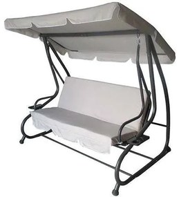 Bliumi Κούνια Τριθέσια Μεταλλική με Κρεβάτι 203x128x170cm Bliumi 5157G BEST-21234253
