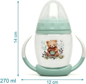 Εκπαιδευτικό Ποτηράκι Little Bear 270ml 6m Kiokids