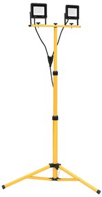 vidaXL Προβολέας LED με Τρίποδο Ψυχρό Λευκό 2 x 30 W