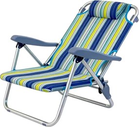 Πτυσσόμενη καρέκλα camping - 1613 - 251026 - Blue/Yellow
