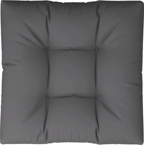 vidaXL Μαξιλάρι Παλέτας Ανθρακί 70 x 70 x 12 εκ. Υφασμάτινο