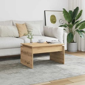 vidaXL Τραπεζάκι Σαλονιού τεχνίτης Δρυς 68x50x38 εκ Επεξεργασμένο Ξύλο