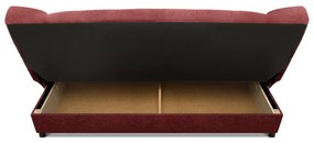 Kαναπές - κρεβάτι Tiko Plus Megapap τριθέσιος με αποθηκευτικό χώρο και ύφασμα χρώμα βουργουνδί 200x90x96εκ. - Ύφασμα - GP005-0001,8