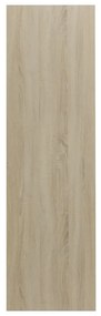 vidaXL Βιβλιοθήκη Χρώμα Sonoma Δρυς 97,5x29,5x100 εκ. από Επεξ. Ξύλο