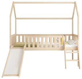 ΠΑΙΔΙΚΟ ΚΡΕΒΑΤΙ τ.MONTESSORI ΜΕ ΤΣΟΥΛΗΘΡΑ PHYLLIS HM701.01 ΞΥΛΟ ΠΕΥΚΟΥ ΦΥΣΙΚΟ ΓΙΑ 90x190εκ