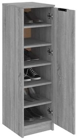 vidaXL Παπουτσοθήκη Γκρι Sonoma 30x35x100 εκ. από Επεξεργασμένο Ξύλο