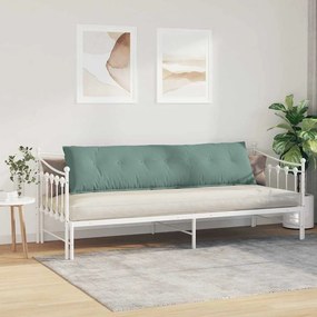 vidaXL Μαξιλάρι Πλάτης Θαλασσί 200 x 50 εκ. Υφασμάτινο Κορντουρά