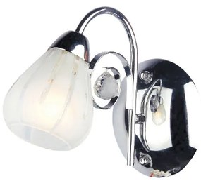 Απλίκα Τοίχου Aca Cardinal FMB51491 Chrome/White
