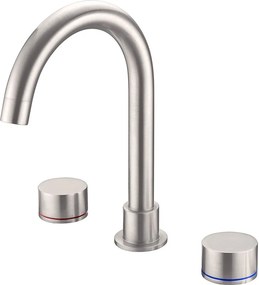 Sparke Nera 01 Inox Brushed - Μπαταρία νιπτήρα 3 οπών