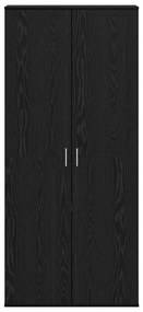 vidaXL Γραφείο με ράφι Μαύρη δρυς 80 x 39 x 178 εκ Επεξεργασμένο ξύλο