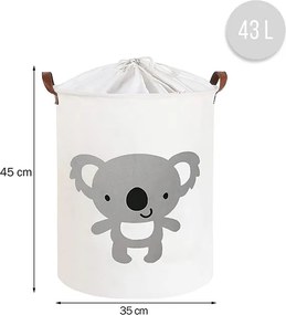 Καλάθι Αποθήκευσης (Φ35x45) Sipo 43lt Κοάλα SIP-BT026